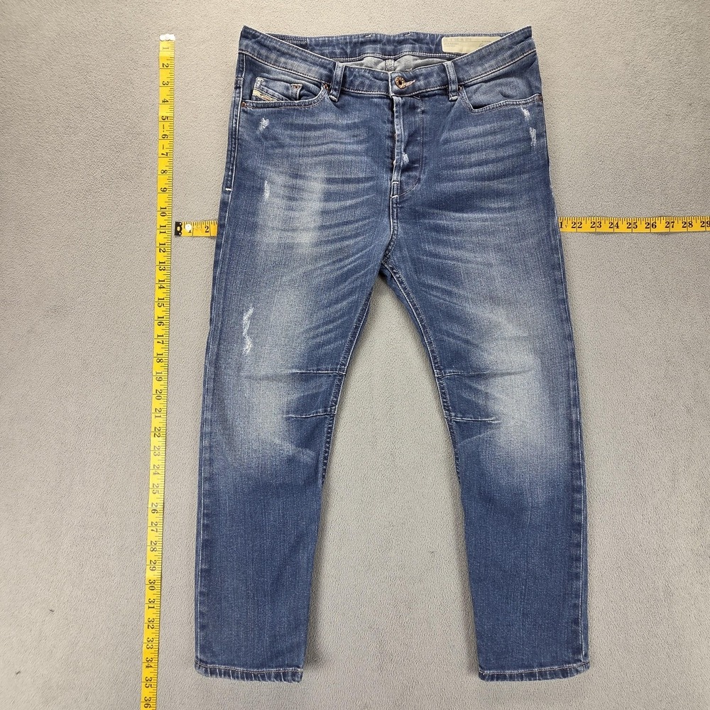 Diesel Jeans‎ Womens 25x30 Blue Eazee-R Relaxed Boyfriend Low Rise Stretch R828H